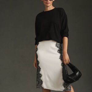 Maeve Slim Side-Slit Skirt Never Worn